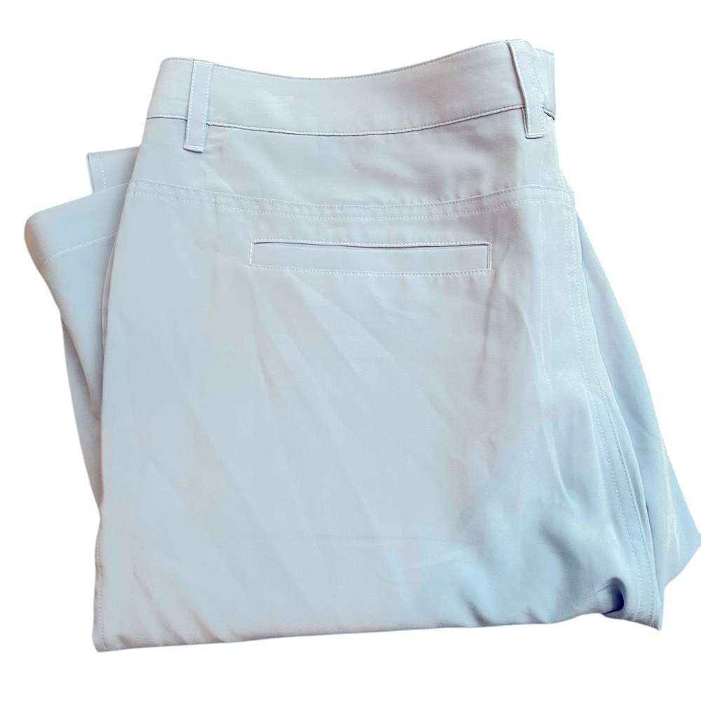 Short Par 4 Mens Light Blue Straight Leg Tech Golf‎ Dress Pants 36 x 34